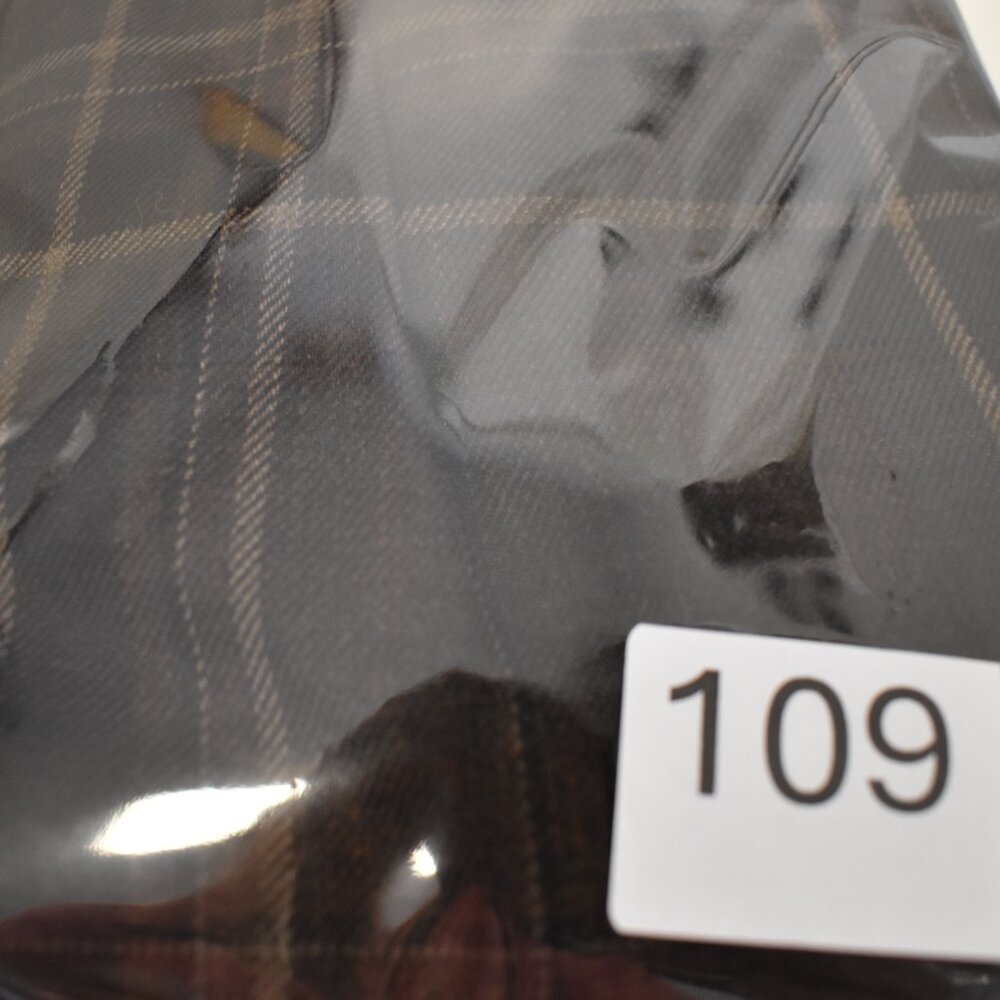 Ralph Lauren 100% Pure New Wool Women's Brown Plaid Dress Pants Size 4 - Picture 10 of 16